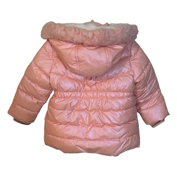A George pink baby girl winter coat in 18-24 months - Picture 5 of 5